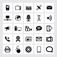 Communication and Media Icons N59