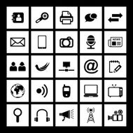 Communication and Media Icons N61