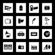 Communication and Media Icons N63