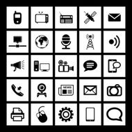 Communication and Media Icons N66