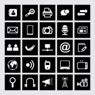 Communication and Media Icons N71