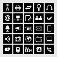Communication and Media Icons N72