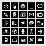 Communication and Media Icons N73