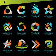 Logo template and globe vector web Icon N3