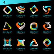 Logo template and globe vector web Icon N4