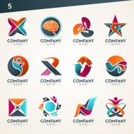 Logo template and globe vector web Icon N5