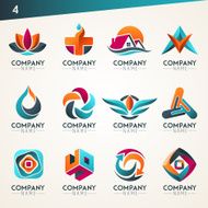 Logo template and globe vector web Icon N6