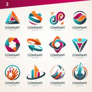 Logo template and globe vector web Icon N7