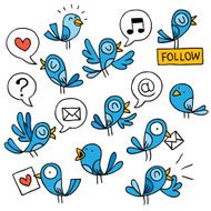 blue birds set N2