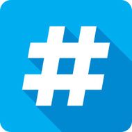 Hashtag Icon Silhouette