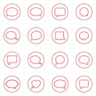 Speech bubbles icon N2