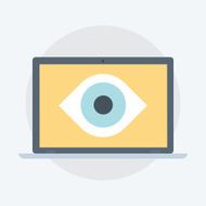 Search Engine Optimization flat style colorful vector icon N2