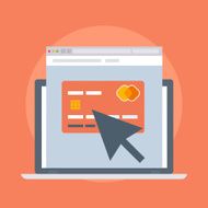 E-commerce Flat style colorful vector icon