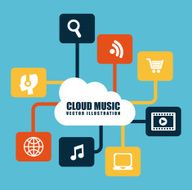 Cloud Computing design vector illustration N3