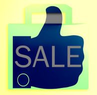 Like Thumbs Up Silhouette Design N6