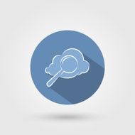 Cloud search icon