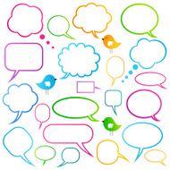 Thought and Speech Bubbles N2