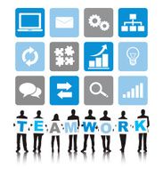 Vector of Business People and Teamwork Concept N3