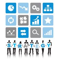 Vector of Business People and Strategy Concept