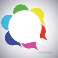 Colorful Speech Bubbles N8