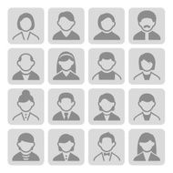 User icons set 3-2 N2
