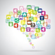 Technology brain concept