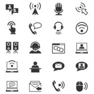 Media and communication icons N17