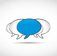 Social networking speech bubbles
