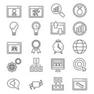 SEO icon set N24