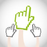 Hand Cursor Gloves