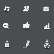 Web icons vector N5