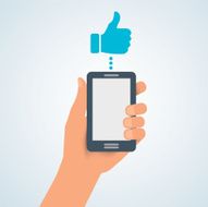 Mobile thumbs up