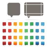 Set of Speech bouble 0001