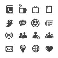Communication Icons Set 4-Acme Series N2