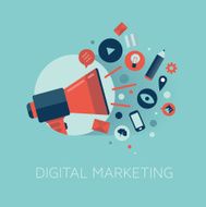 Digital marketing concept illustration N2