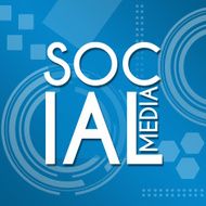 Social Media Blue Background N2