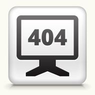 Square Button with 404 Error Monitor