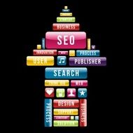 Internet SEO arrow up