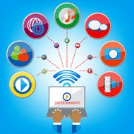 Device with Social network communication design N3
