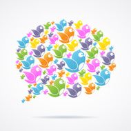 Social Media Communication Vector