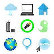 Set of network icons N3