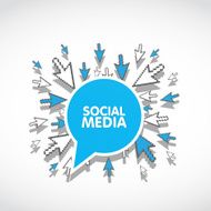 social media web concept