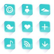 Social Media Buttons N7
