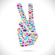 victory sign N9