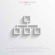 Vector network web icon N4