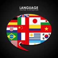 language poster design N11