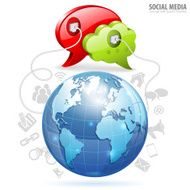 Social media concept N50