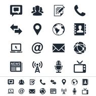 Media and communication icons N18