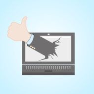 like hand laptop computer
