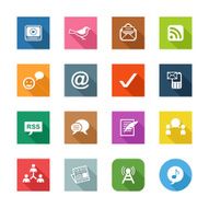 Flat Icons - Blogging N2